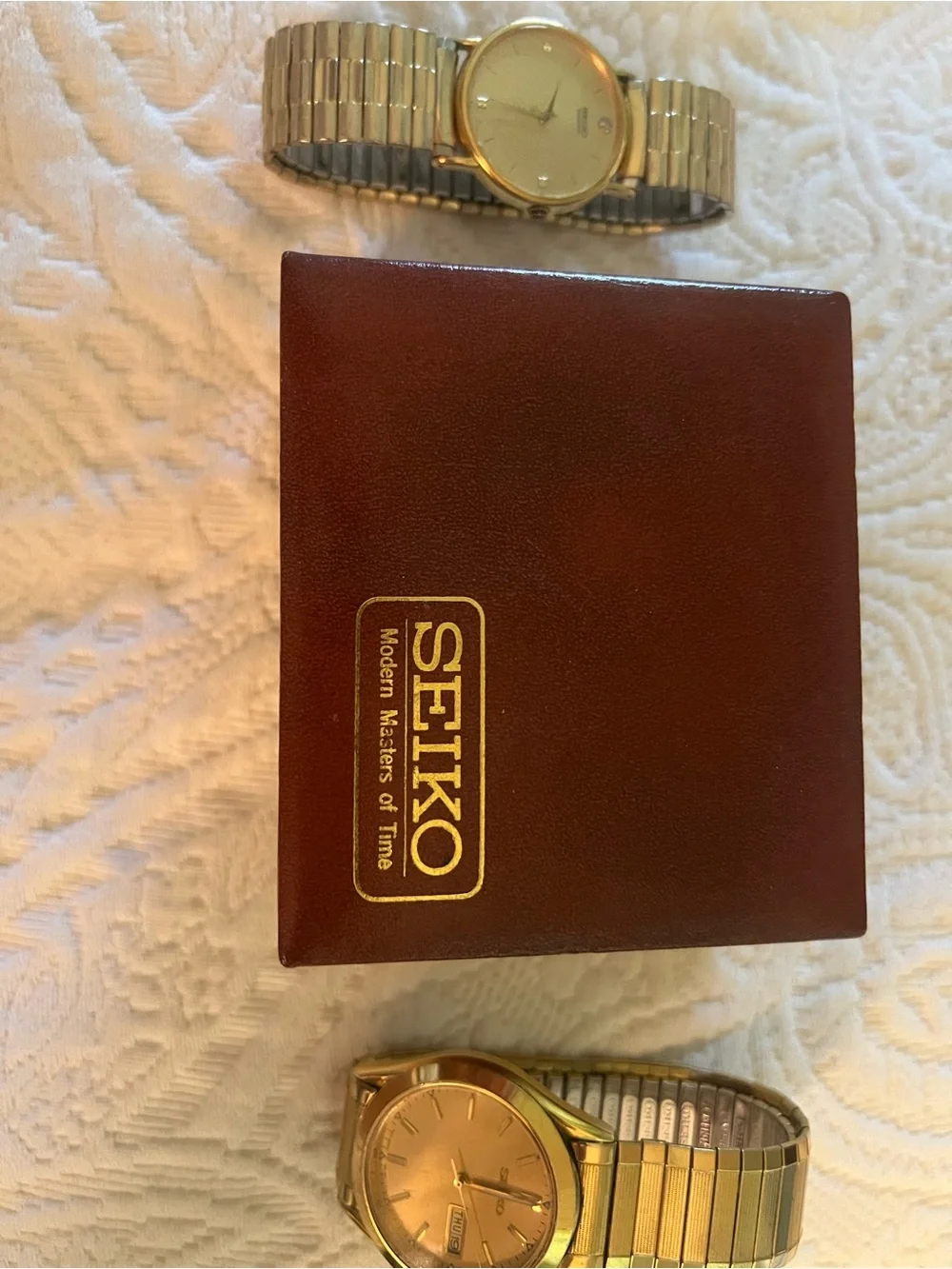 Seiko Gold Tone Men’s Dress Watches